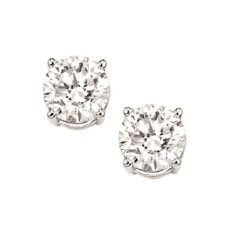 14Kt White Gold Diamond (5/8Ctw) Earring