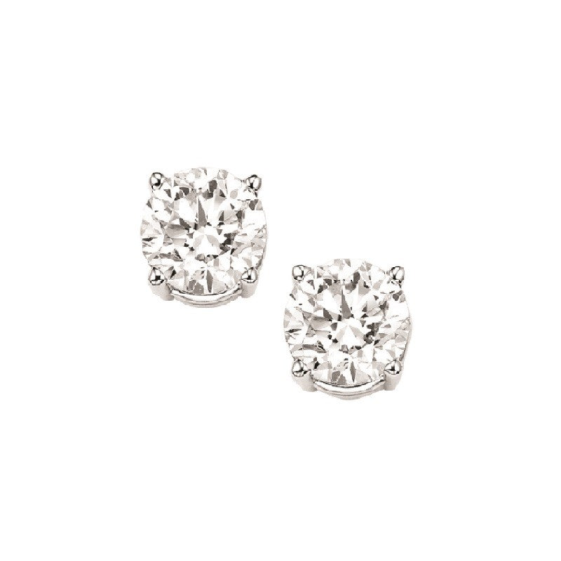 14Kt White Gold Diamond (1/4Ctw) Earring