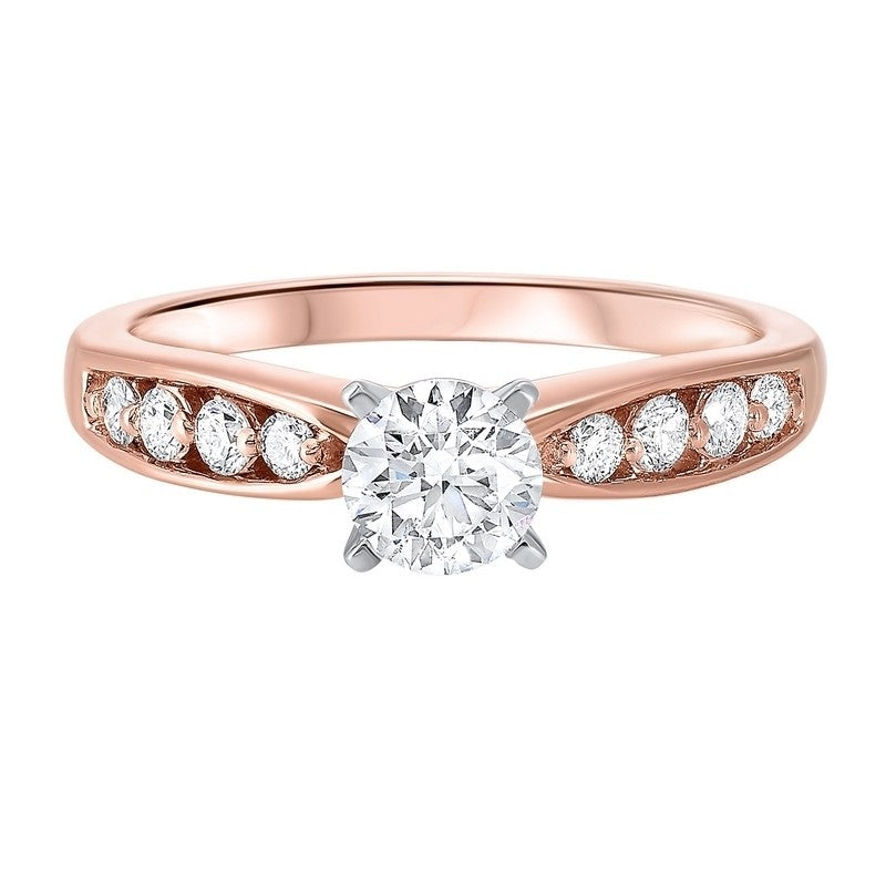 14Kt Rose Gold Diamond (7/8Ctw) Ring