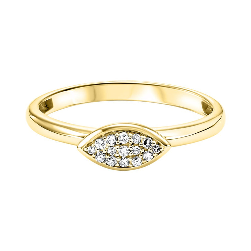 10Kt Yellow Gold Diamond (1/12 Ctw) Ring