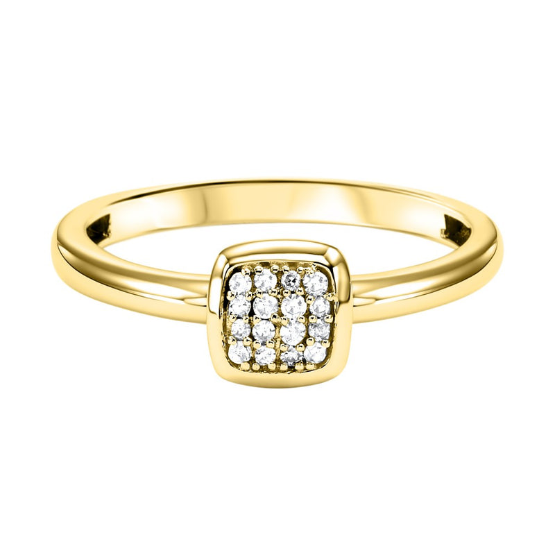 10Kt Yellow Gold Diamond (1/12 Ctw) Ring