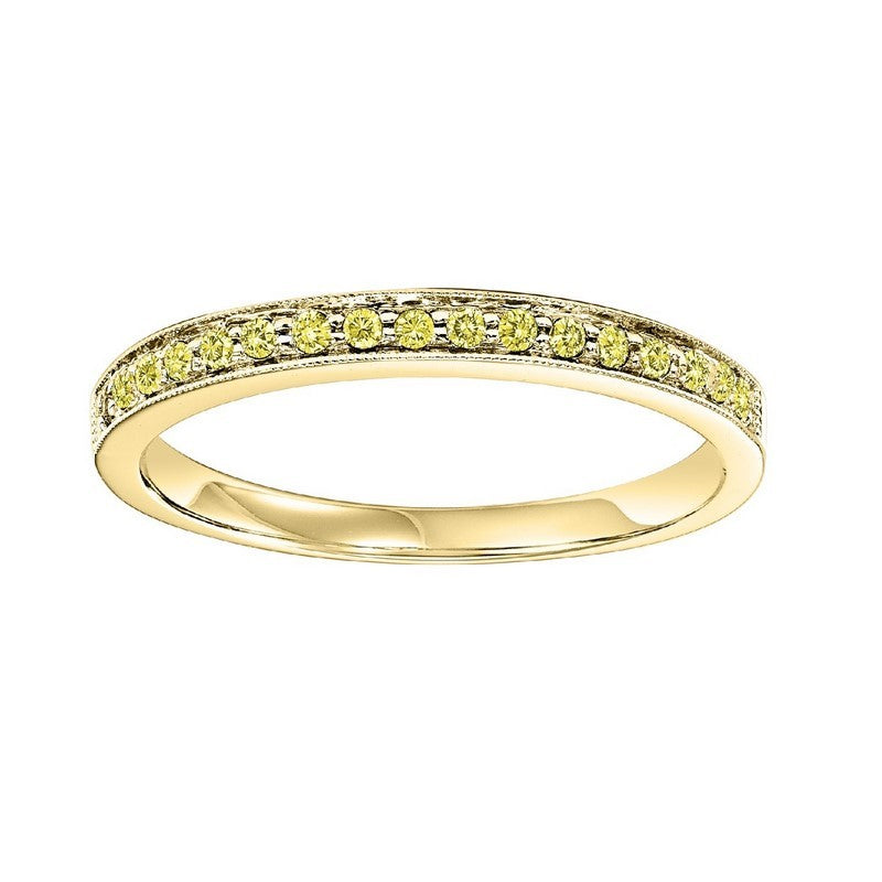 14Kt Yellow Gold Diamond (1/8Ctw) Ring