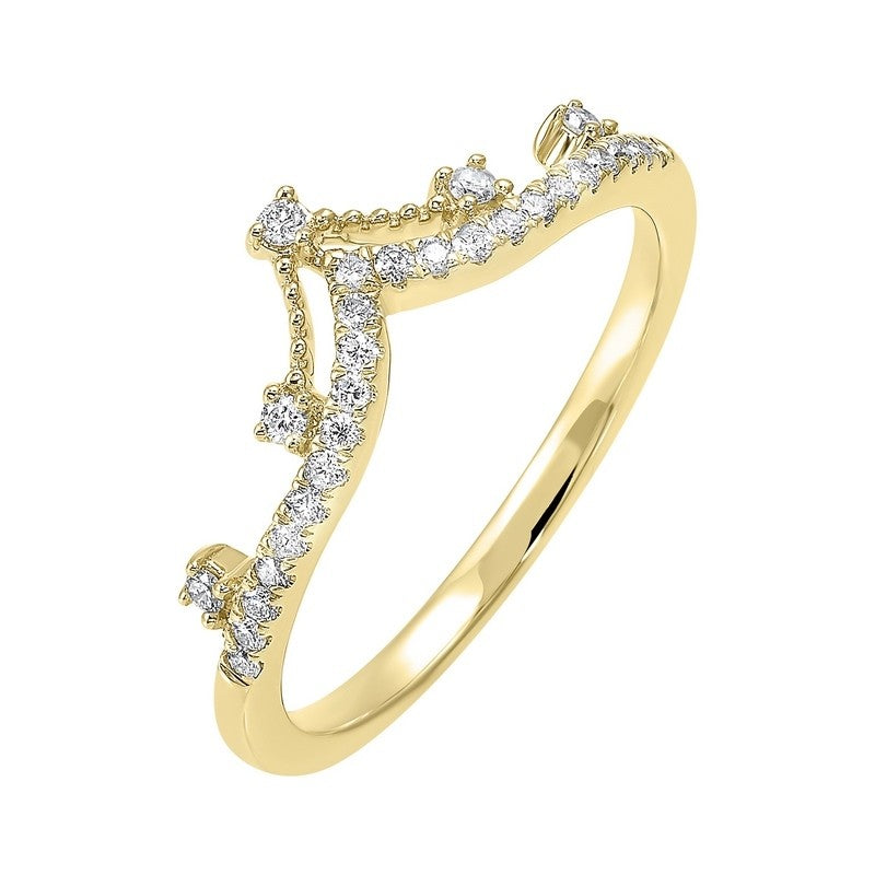 10Kt Yellow Gold Diamond (1/5Ctw) Ring
