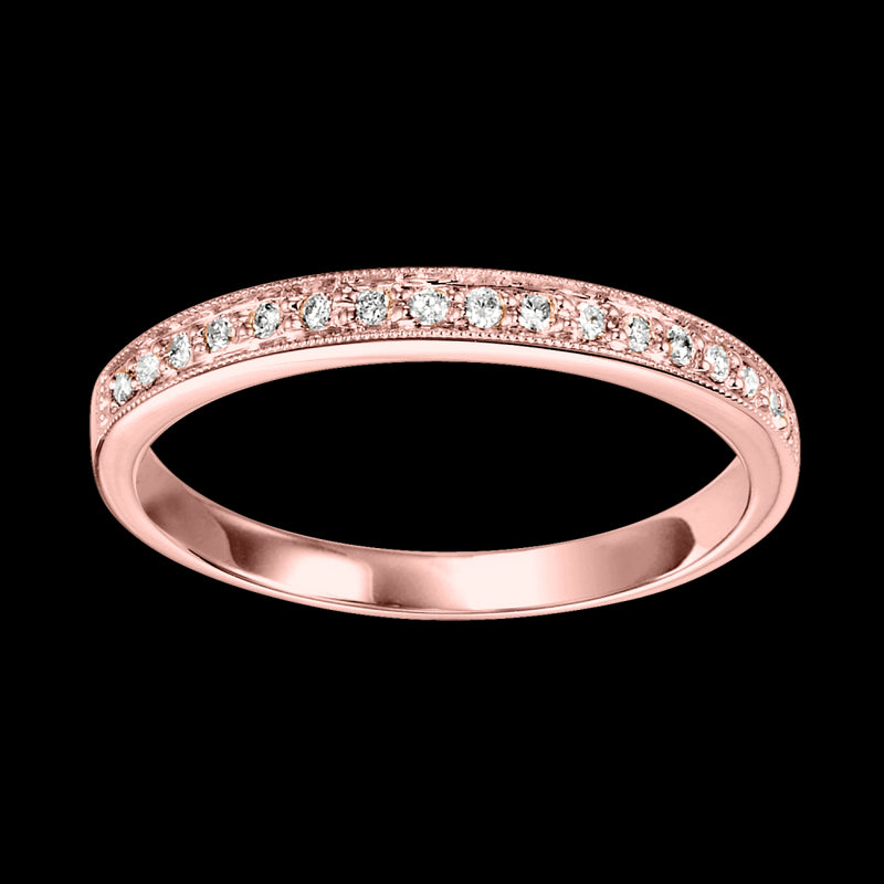 10Kt Rose Gold Diamond 1/8Ctw Ring