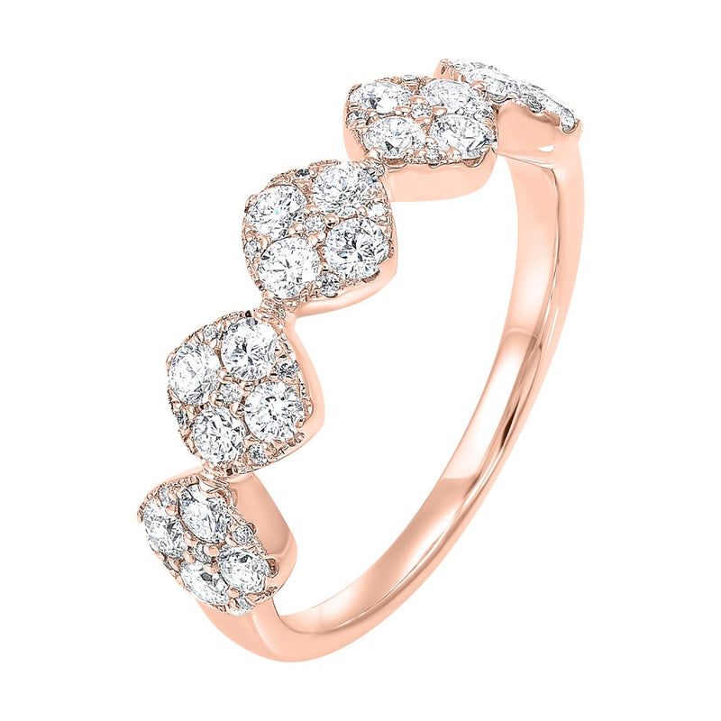 14Kt Rose Gold Diamond (3/4Ctw) Ring