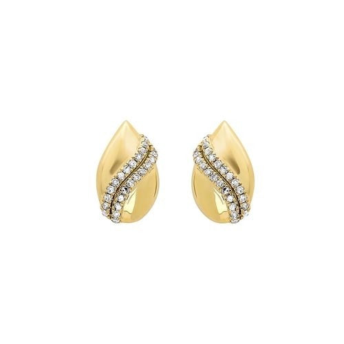 10Kt Yellow Gold Diamond (1/8Ctw) Earring