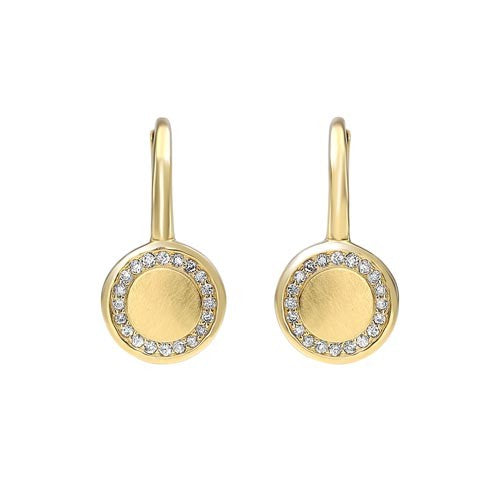 10Kt Yellow Gold Diamond (1/8Ctw) Earring