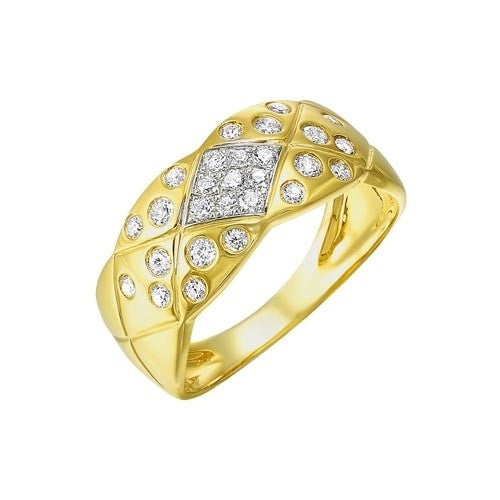 14Kt Yellow Gold Diamond (1/3Ctw) Ring