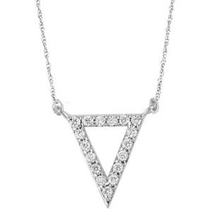 Silver Diamond (1/6Ctw) Pendant