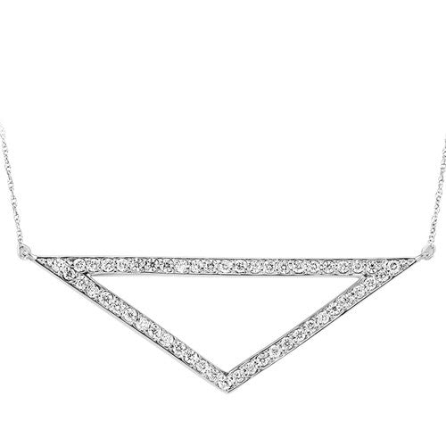 Silver Diamond (1/2Ctw) Pendant
