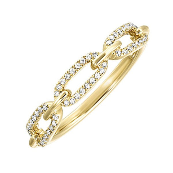10Kt Yellow Gold Diamond 1/6Ctw Ring