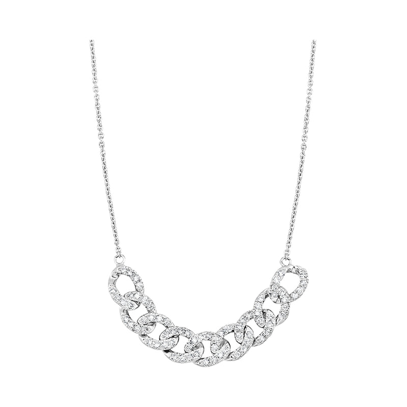 10Kt White Gold Diamond (5/8Ctw) Necklace