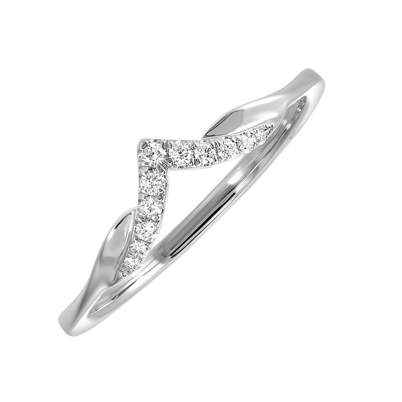 10Kt White Gold Diamond 1/12Ctw Ring