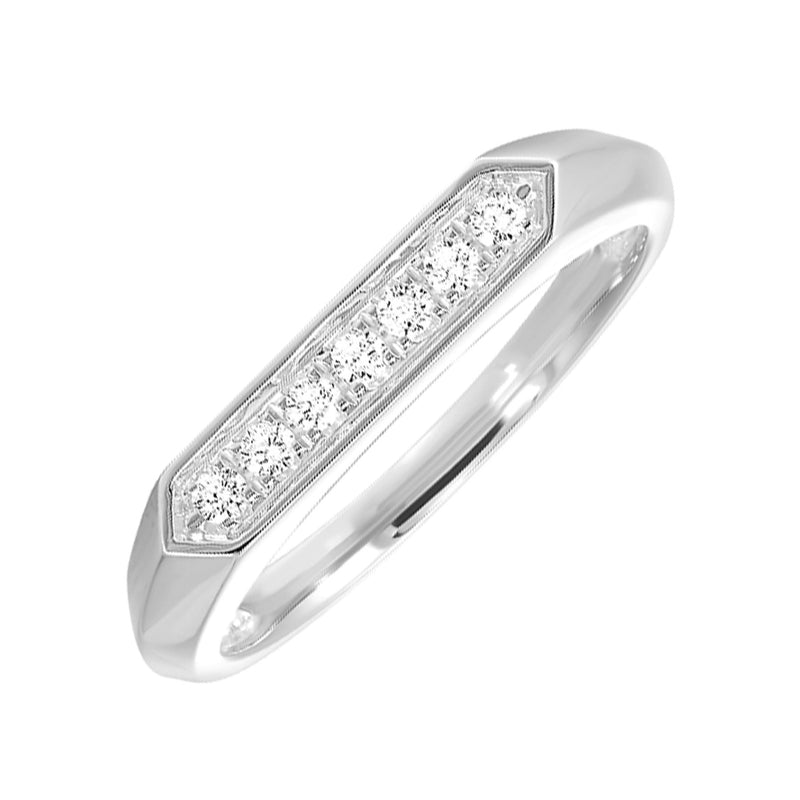 10Kt White Gold Diamond 1/8Ctw Ring