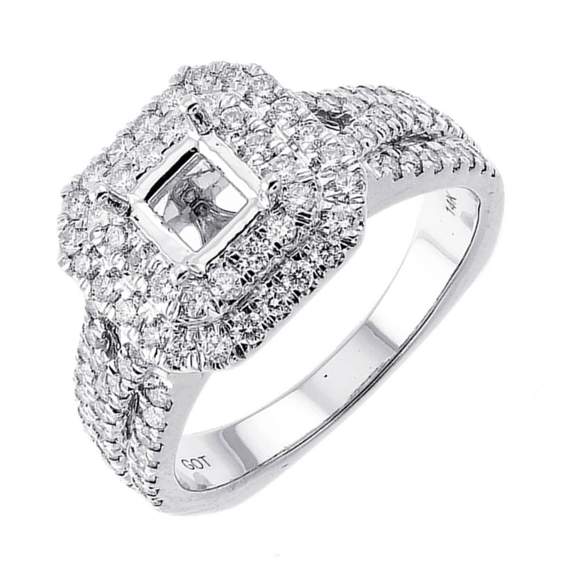 14Kt White Gold Diamond (7/8Ctw) Ring