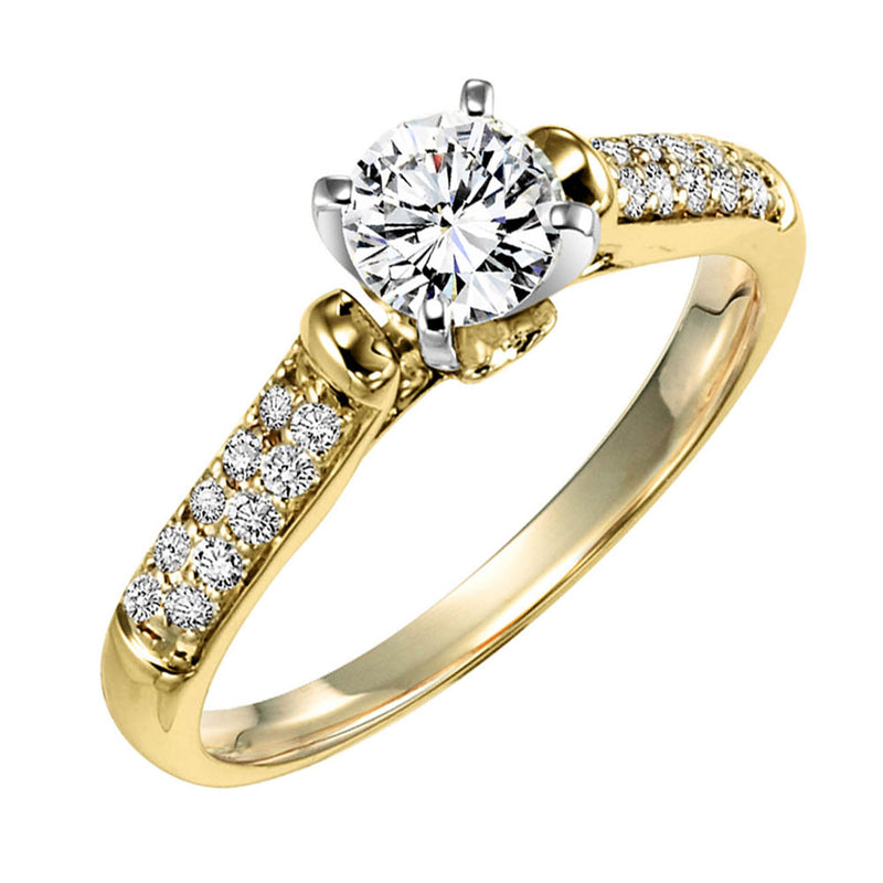 14Kt Yellow Gold Diamond (1/4Ctw) Ring
