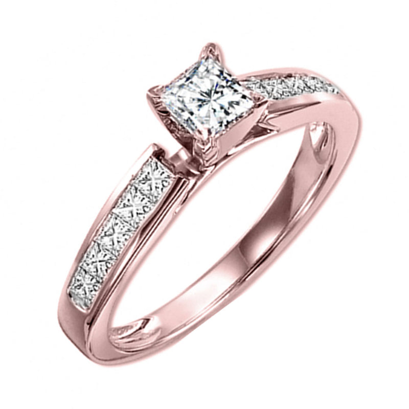 14Kt Rose Gold Diamond (1/2Ctw) Ring