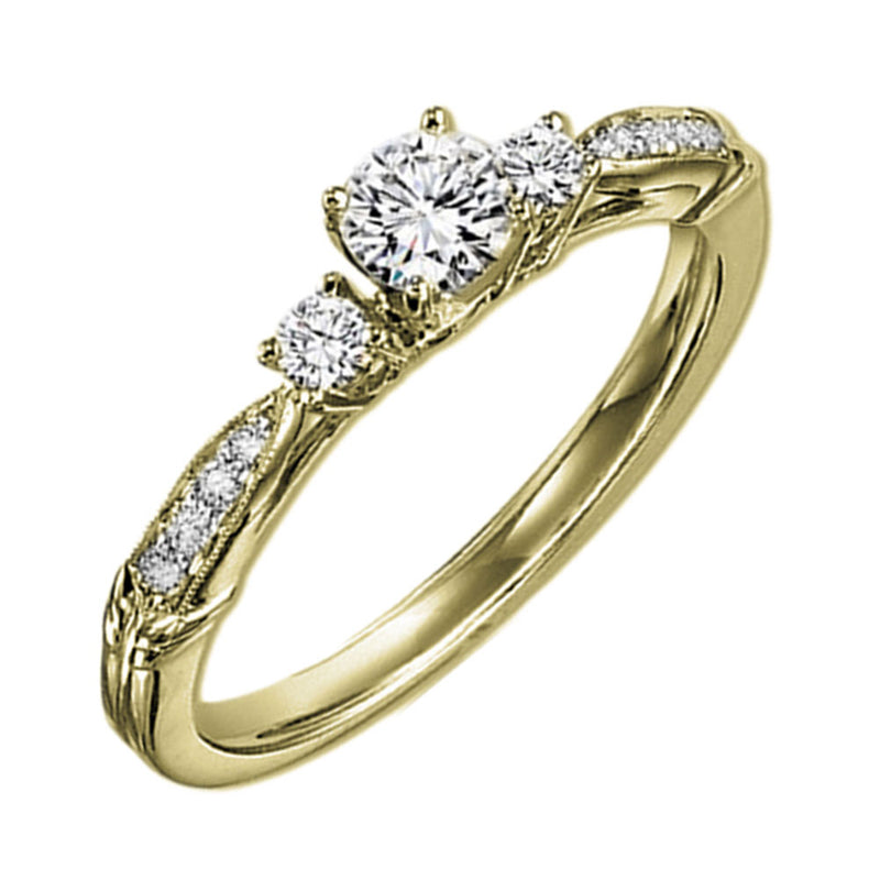 14Kt Yellow Gold Diamond (3/8Ctw) Ring