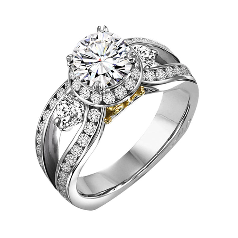 14Kt White Gold Diamond (1Ctw) Ring
