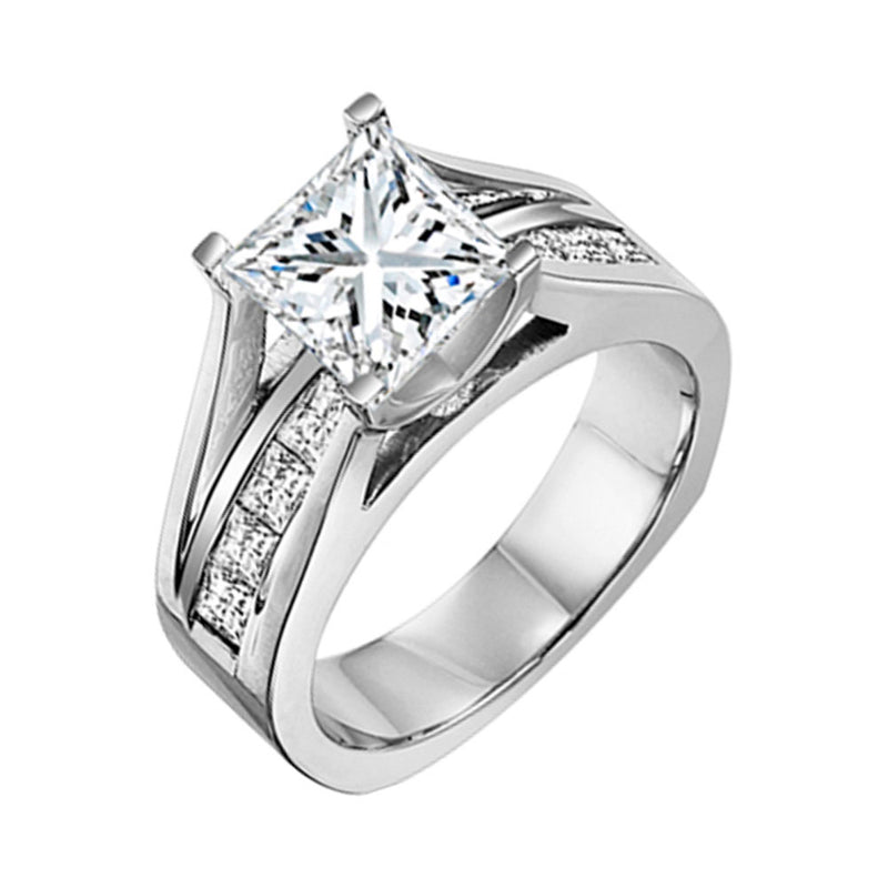 14Kt White Gold Diamond (3/4Ctw) Ring